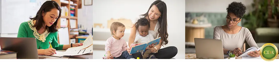 Care Courses banner promoting CDA Credential ECE training programs