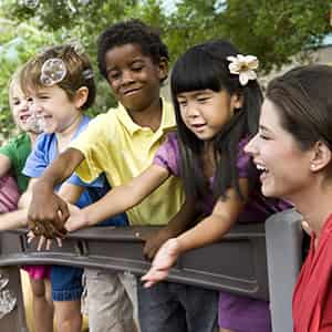 Care Courses Preschool CDA training thumbnail showing teachers and preschool children engaged in learning